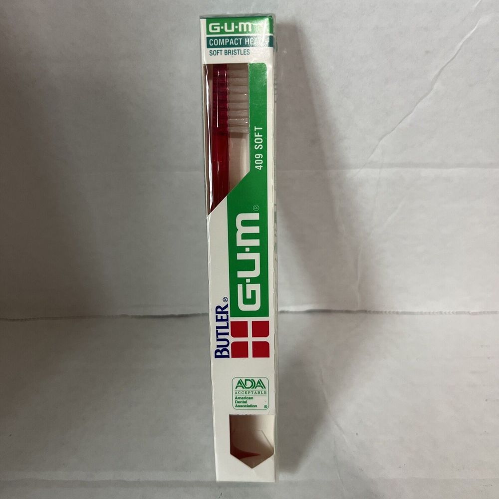 NOS VTG Gum Butler Soft‎ Compact Head Toothbrush 409